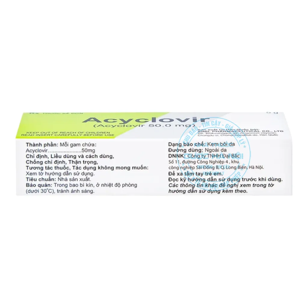 Thuốc Acyclovir Sinil