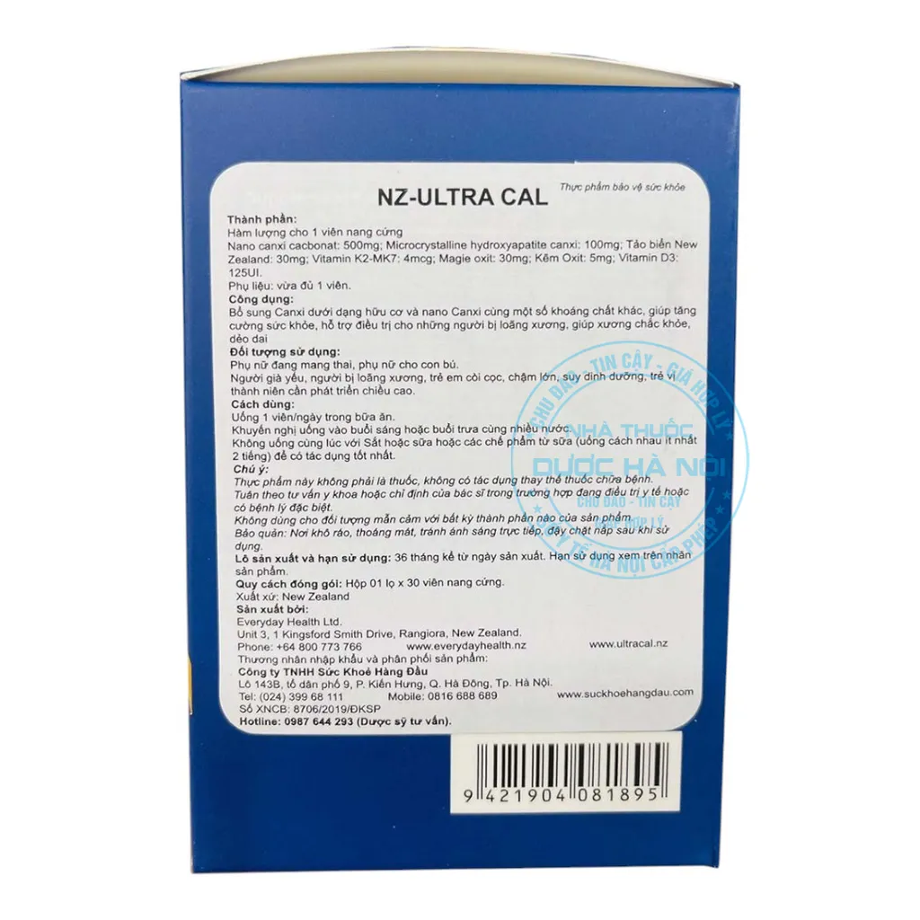 Viên uống NZ-ULTRA CAL