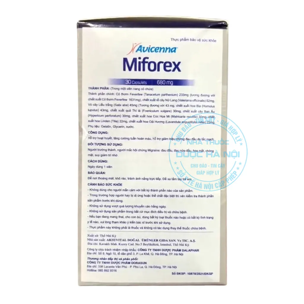 Viên uống Miforex