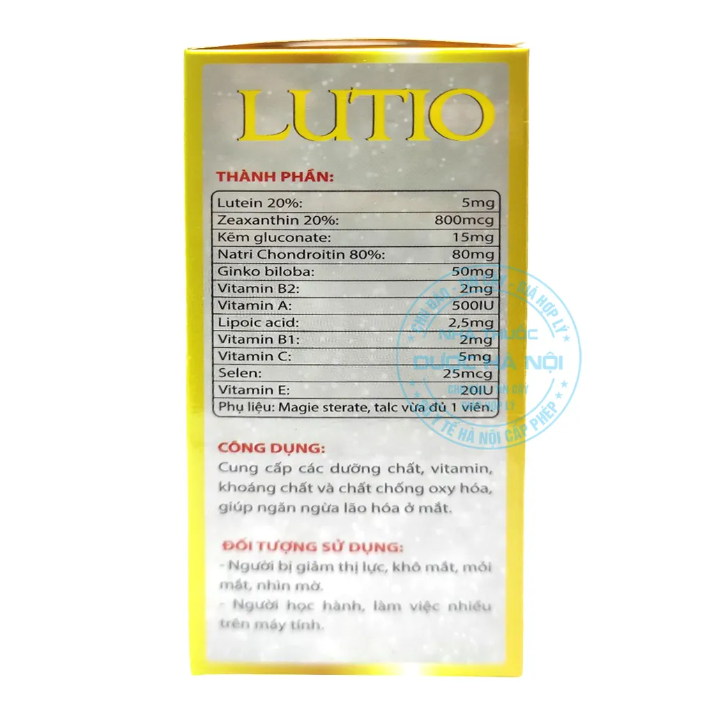 Viên uống Lutio