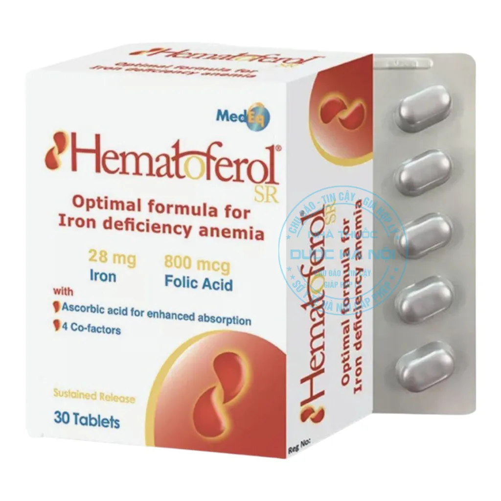 Viên uống Hematoferol
