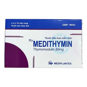 Thuốc Medithymin 80mg giúp tăng cường miễn dịch (1 Hộp x 6 Vỉ)