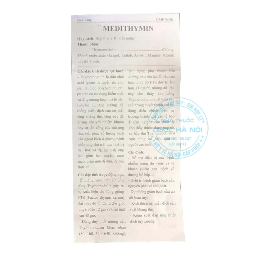 thuốc Medithymin 80mg