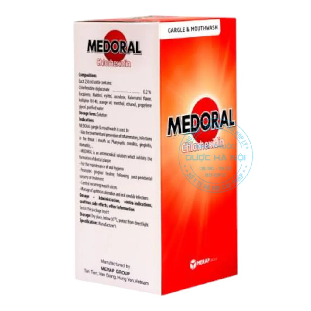 nước dụng miệng Medoral