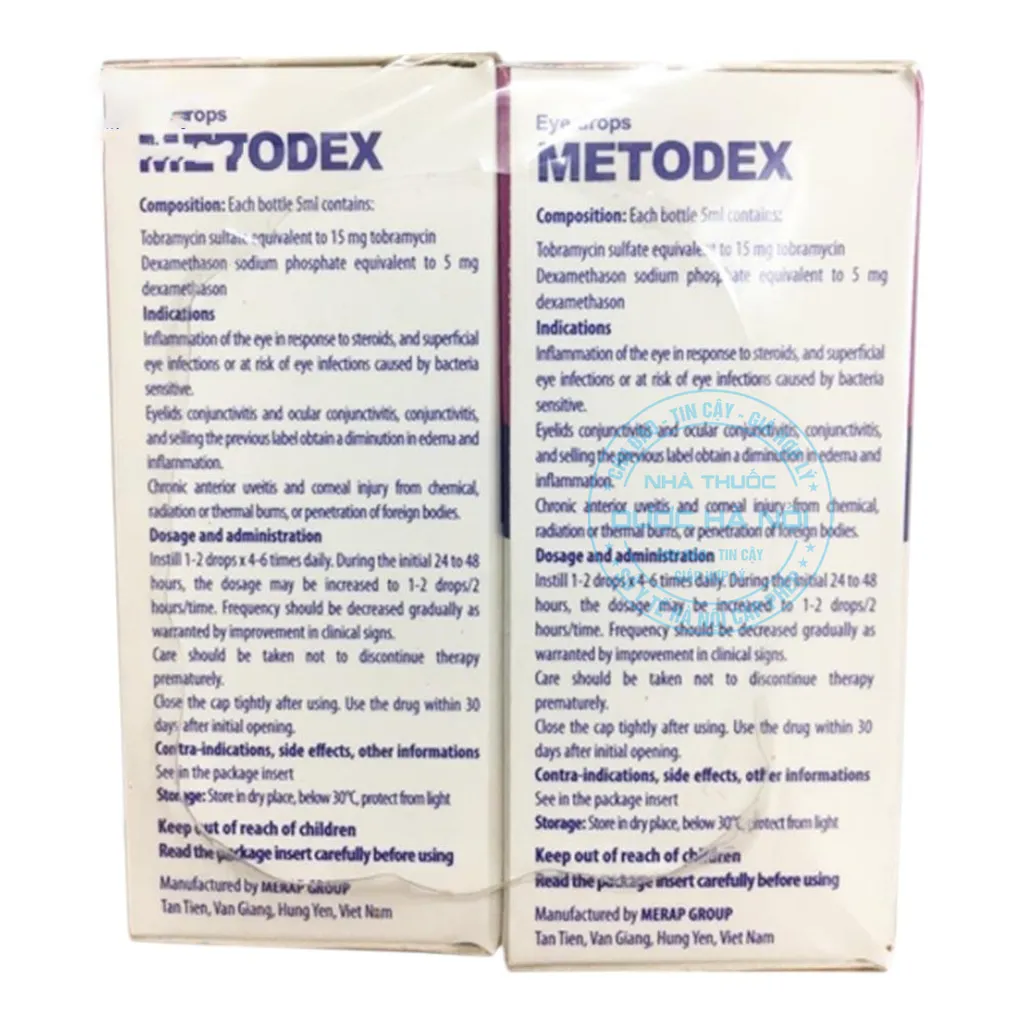 thuốc nhỏ mắt Metodex