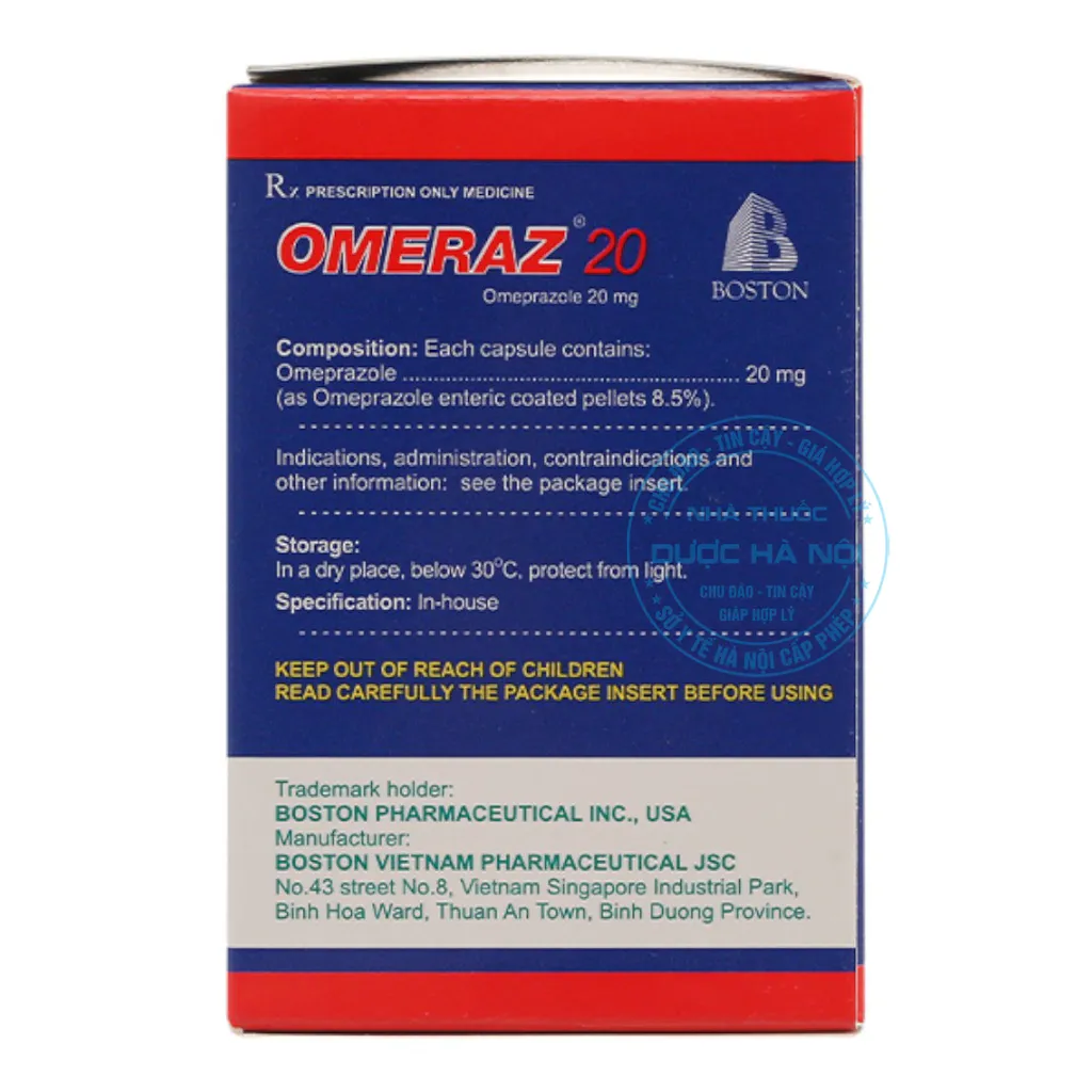 thuốc Omeraz 20