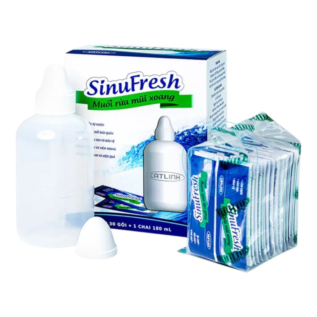 muối rửa mũi xoang SinuFresh