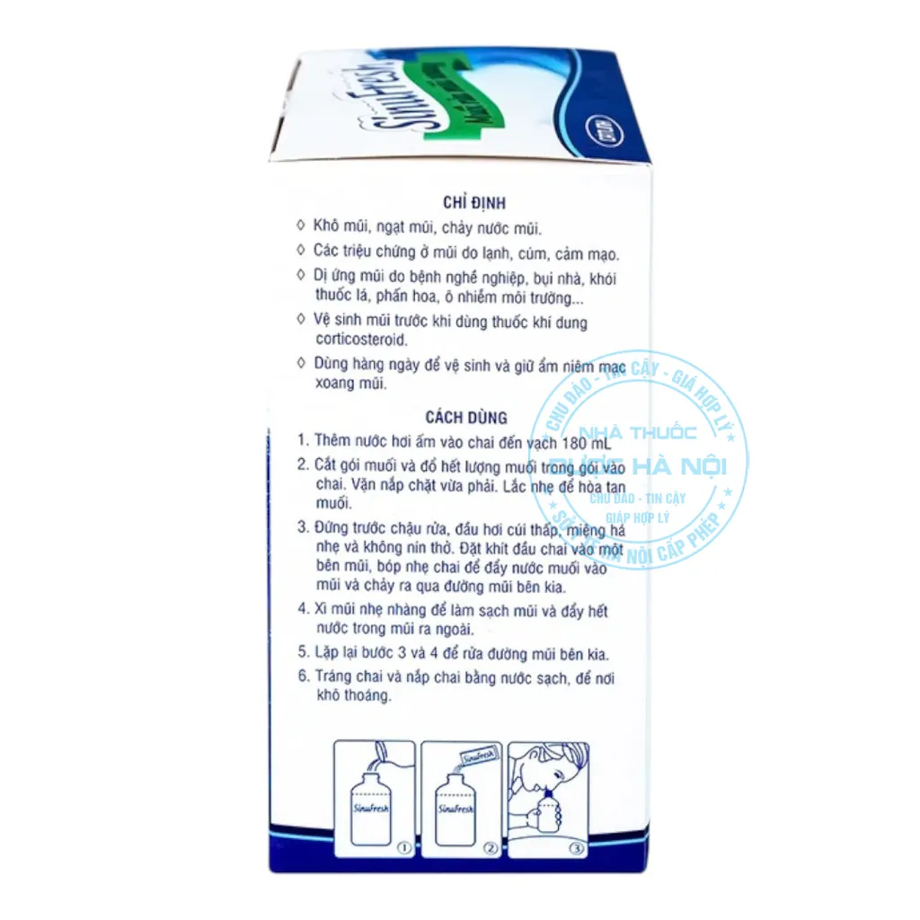 muối rửa mũi xoang SinuFresh