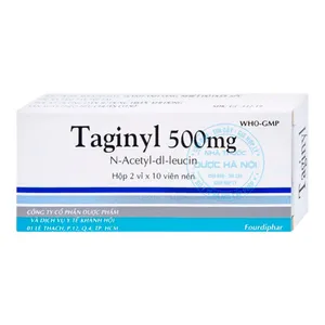 Thuốc Taginyl 500mg điều trị triệu chứng chóng mặt (1 Hộp x 2 vỉ)