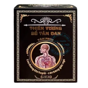 Thiên Vương Bổ Tâm Đan lưu thông khí huyết, cân bằng giấc ngủ (1 Lọ x 60 viên)
