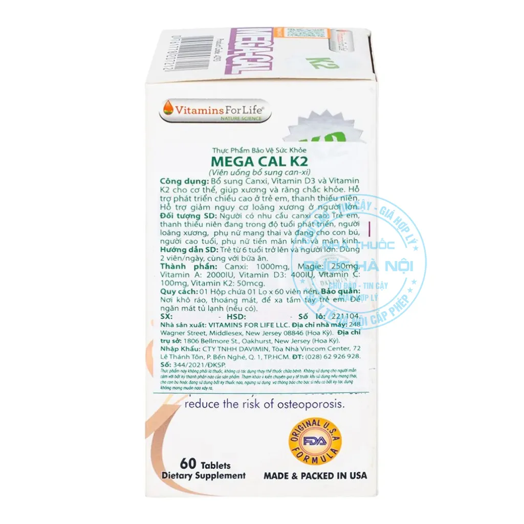 Viên uống Mega-Cal 1000