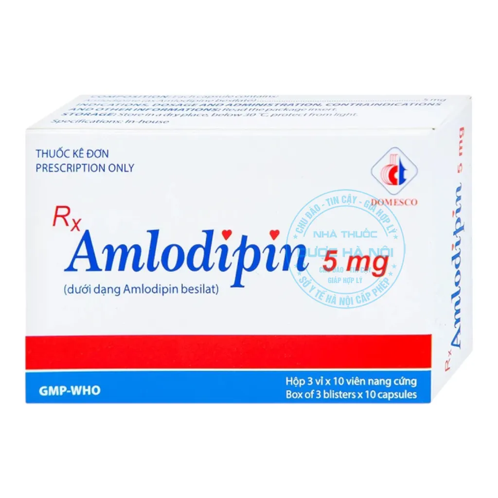 Thuốc Amlodipin 5mg