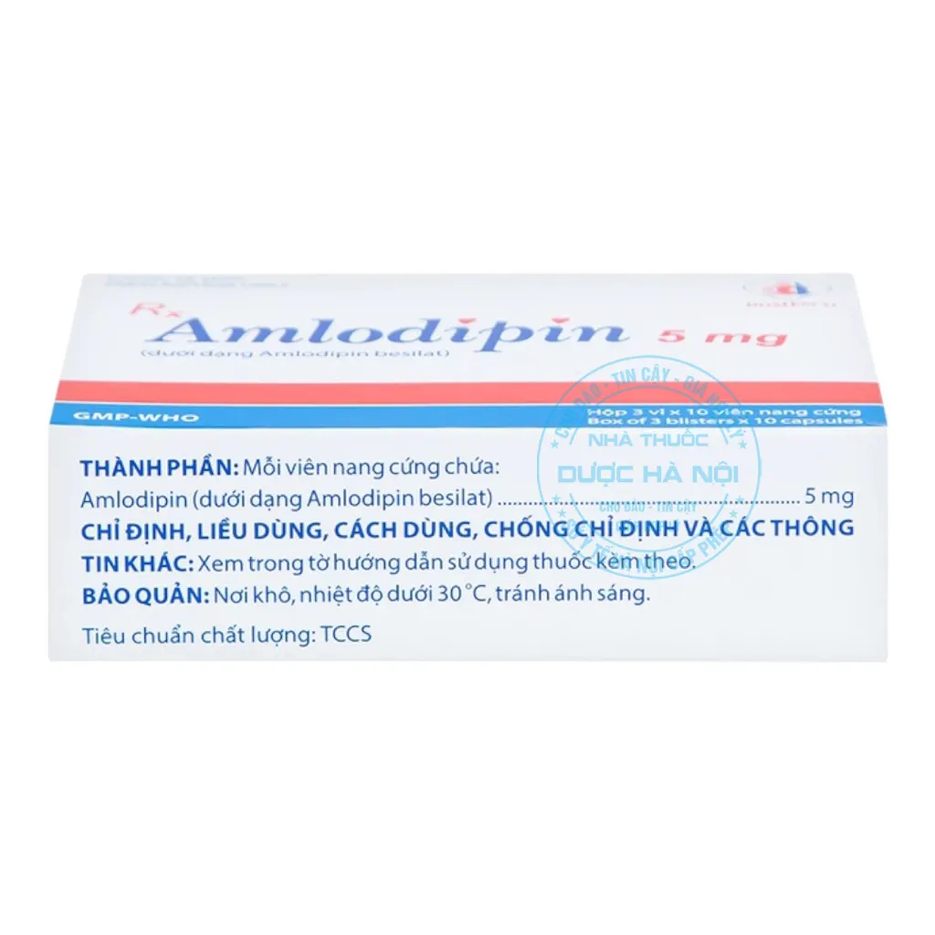 Thuốc Amlodipin 5mg