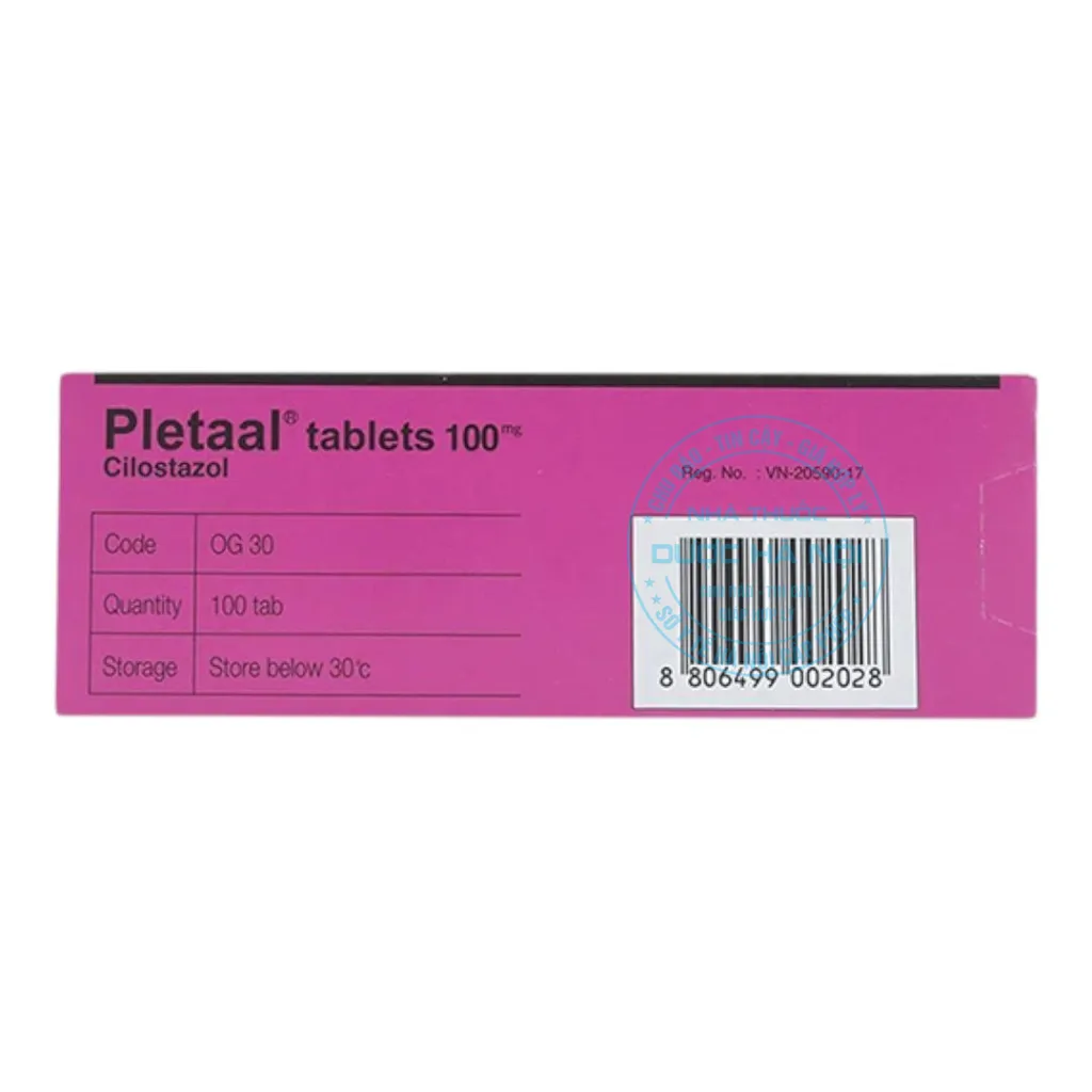 thuốc Pletaal 100mg