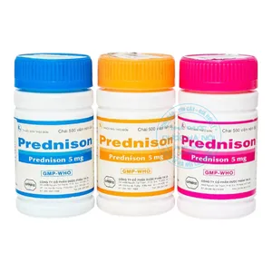 Thuốc Prednison 5mg điều trị bệnh xương khớp (Lọ 500 viên)