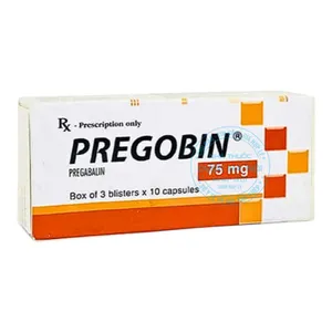 Thuốc Pregobin 75mg điều trị cơn đau động kinh cục bộ (Hộp 3 vỉ x 10 viên)