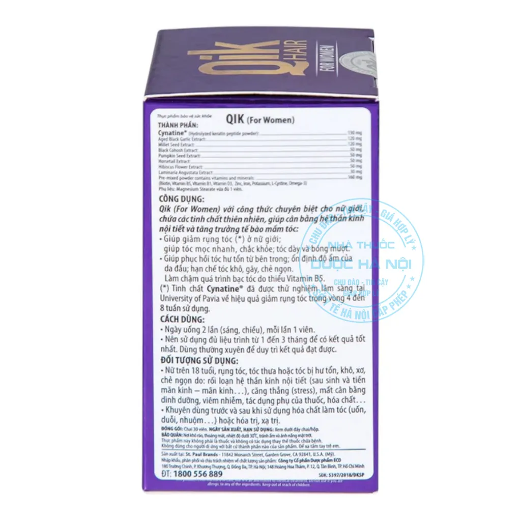 Viên uống Qik Hair For Women