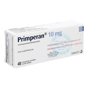 Thuốc Primperan 10mg thuốc điều trị nôn (Hộp 2 vỉ x 20 viên)
