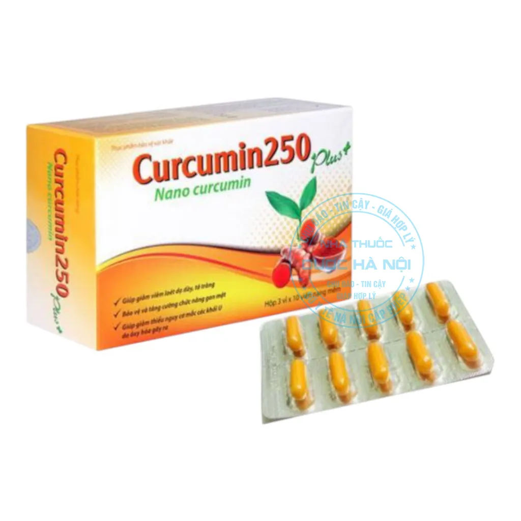 Viên uống NanoCurcumin 250mg Plus