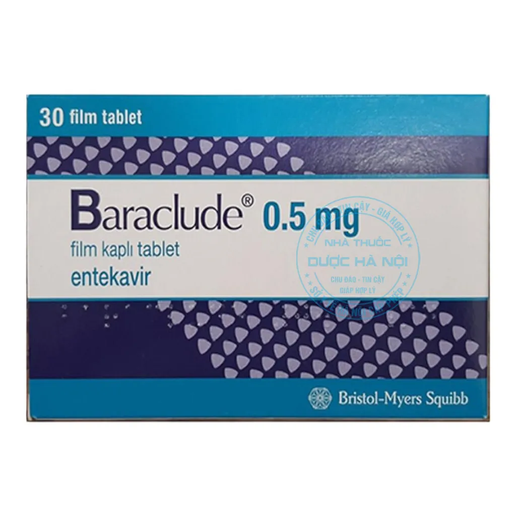 Thuốc Baraclude 0.5mg