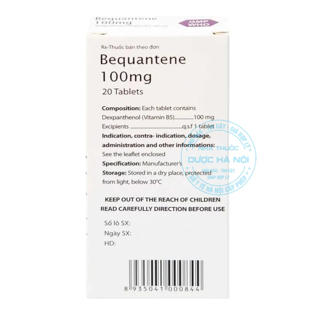 Thuốc Bequantene 100mg