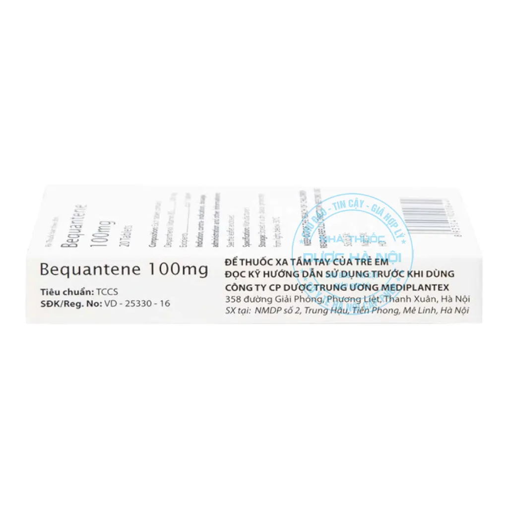 Thuốc Bequantene 100mg