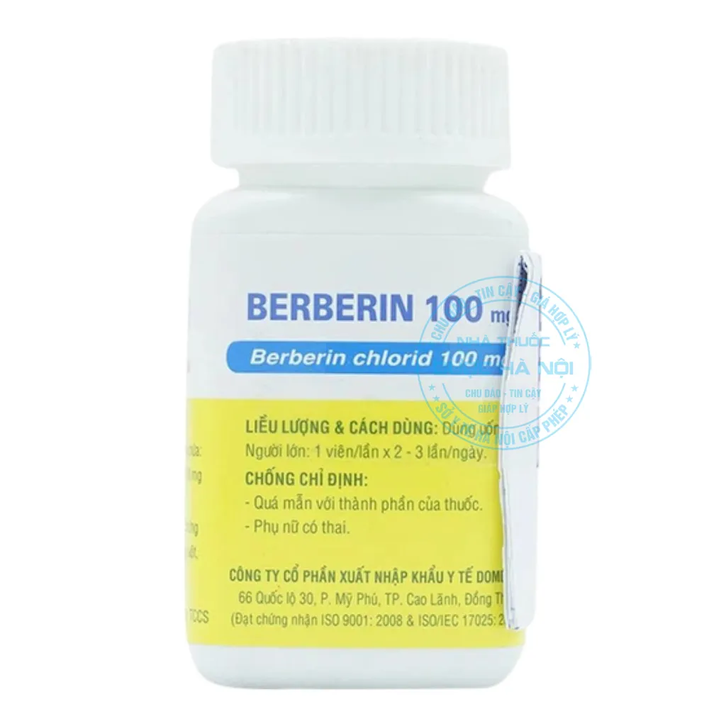 Thuốc Berberin 100mg