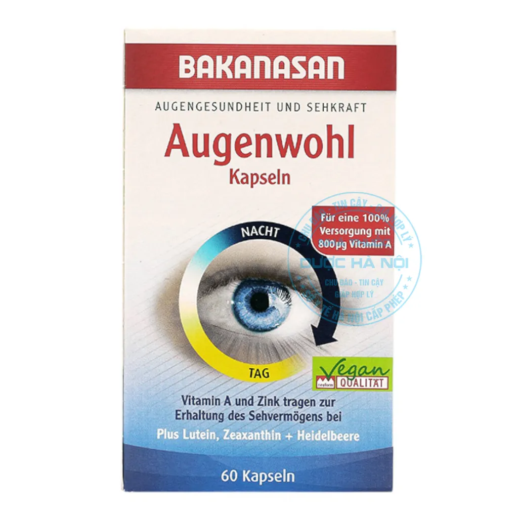 Viên uống Bakanasan Augenwohl