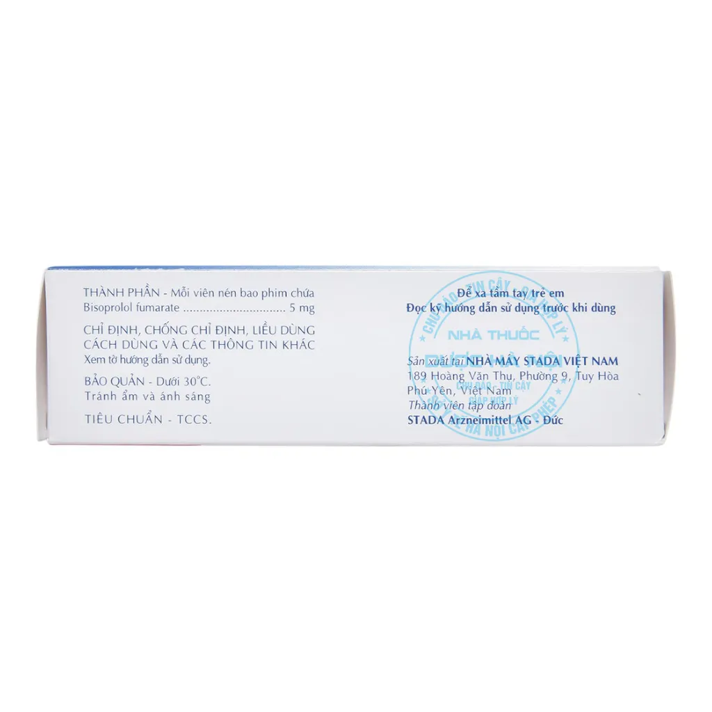 Thuốc Bisoprolol Stada 5mg