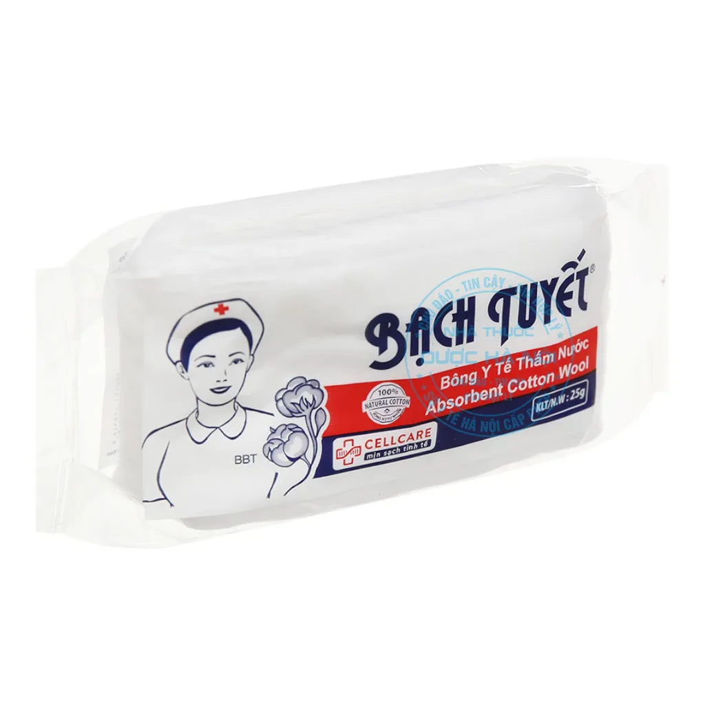 Bông y tế Bạch Tuyết 25g