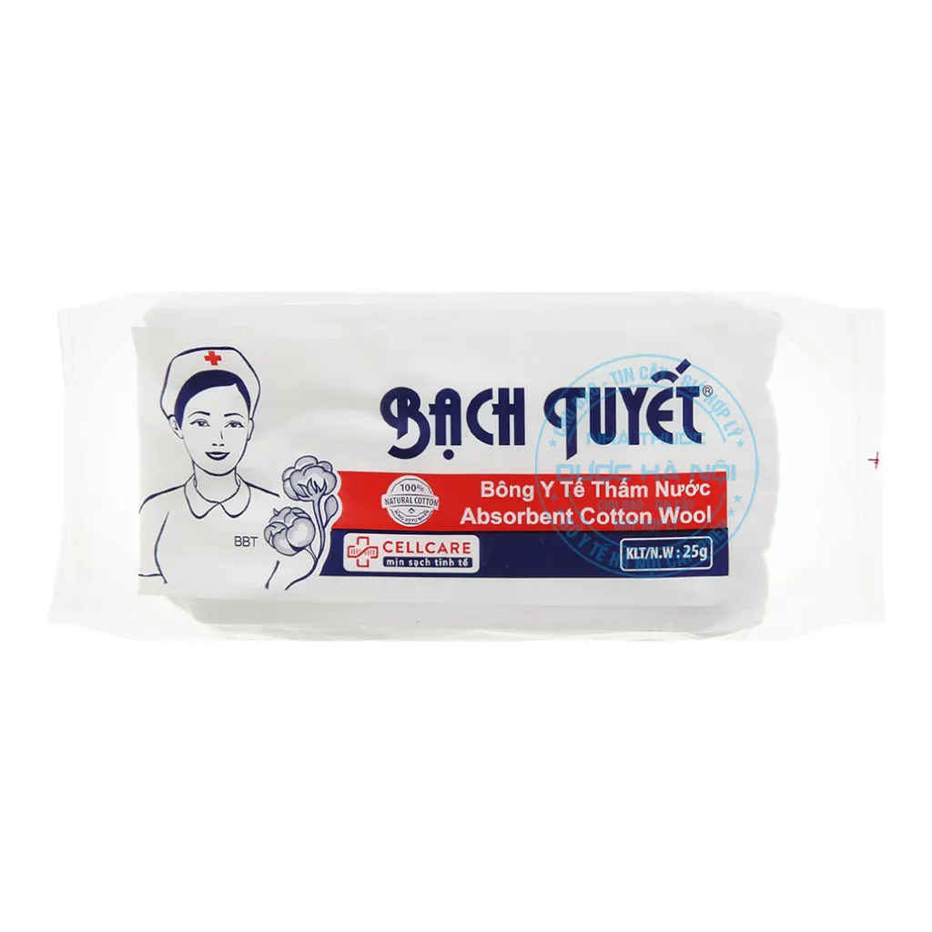 Bông y tế Bạch Tuyết 25g