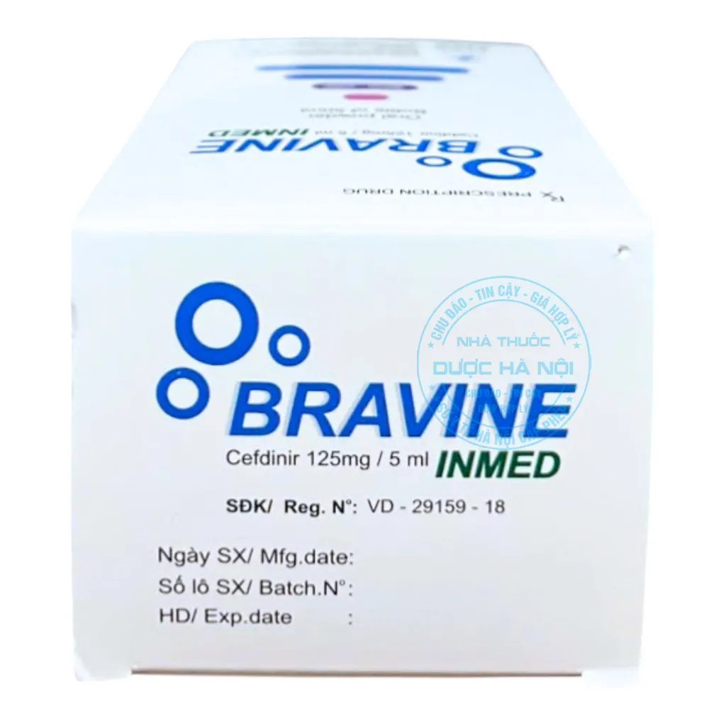 Thuốc Bravine Inmed 125mg/5ml
