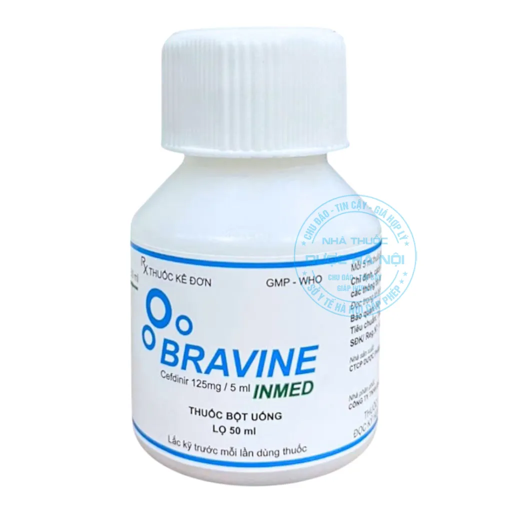 Thuốc Bravine Inmed 125mg/5ml