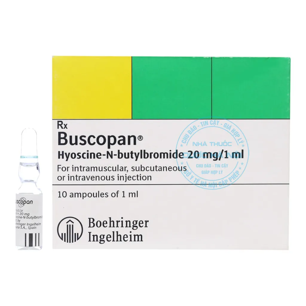 Thuốc tiêm Buscopan