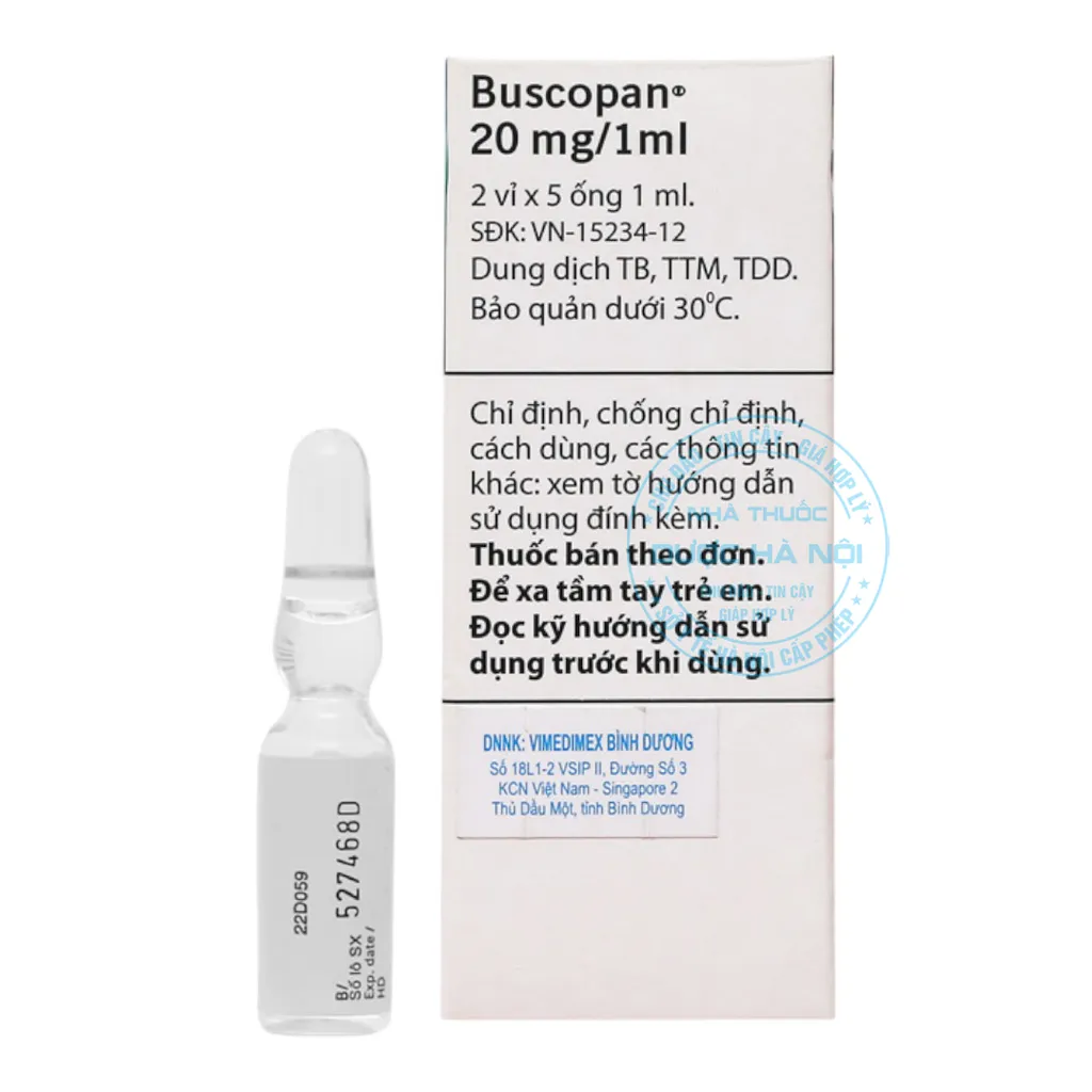 Thuốc tiêm Buscopan