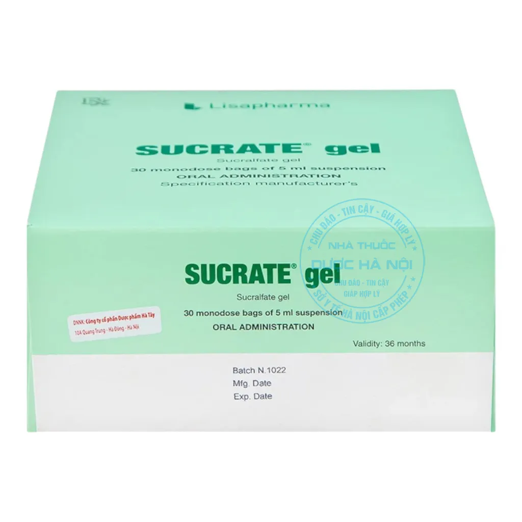 Thuốc Sucrate Gel