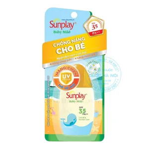 Kem chống nắng Sunplay Baby Mild bảo vệ đặc biệt dành cho làn da mỏng manh của trẻ