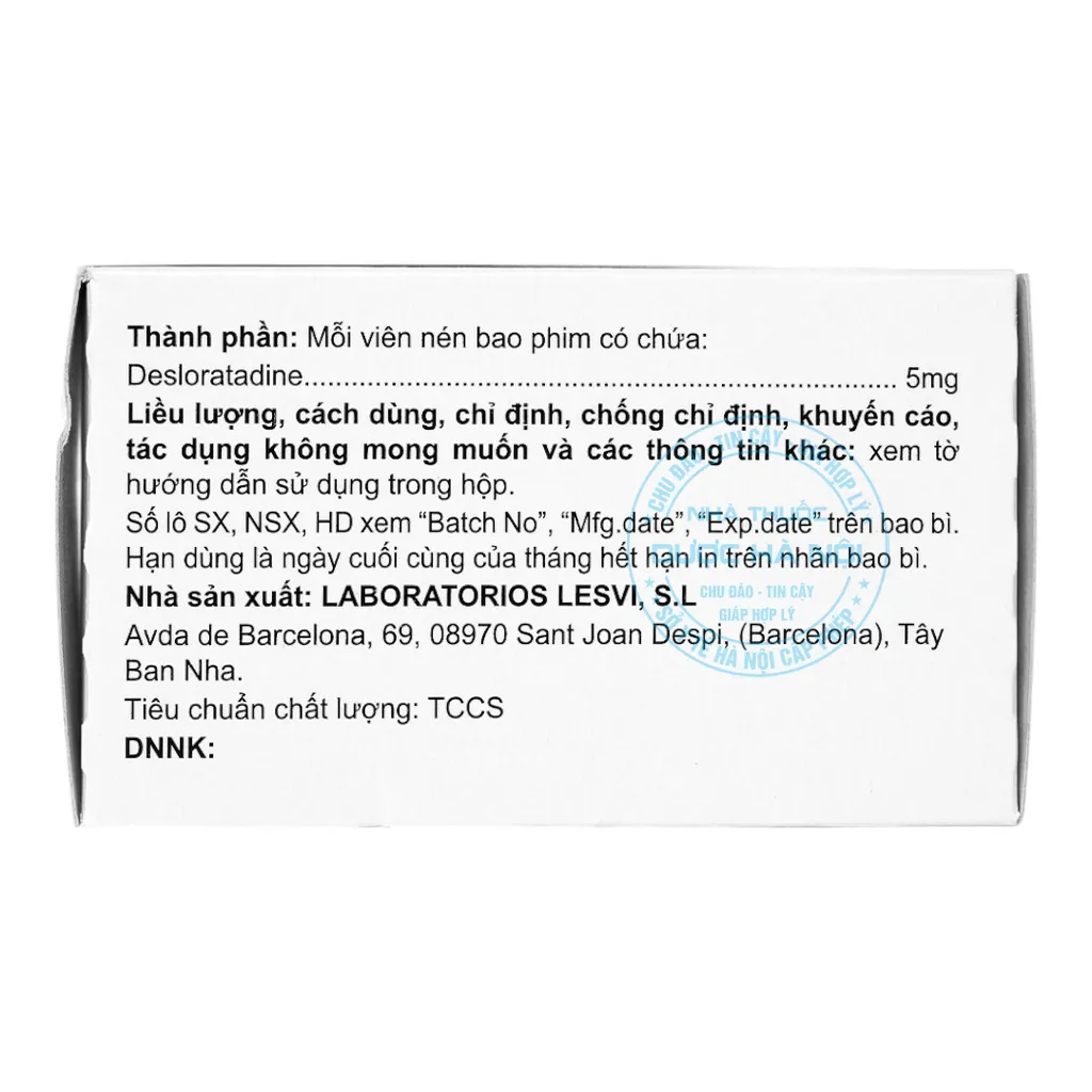 Thuốc Tadaritin 5mg