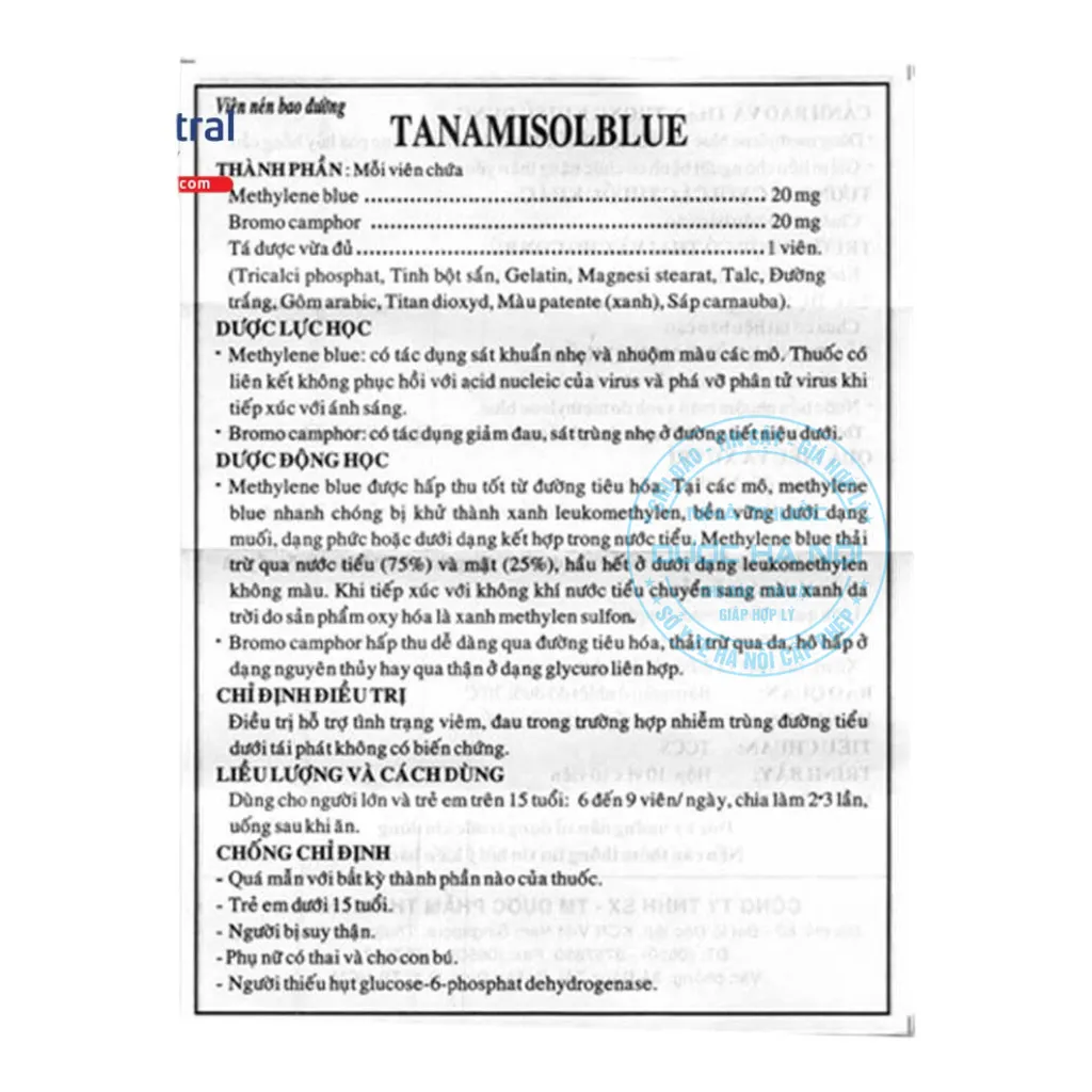 Thuốc TanaMisolblue