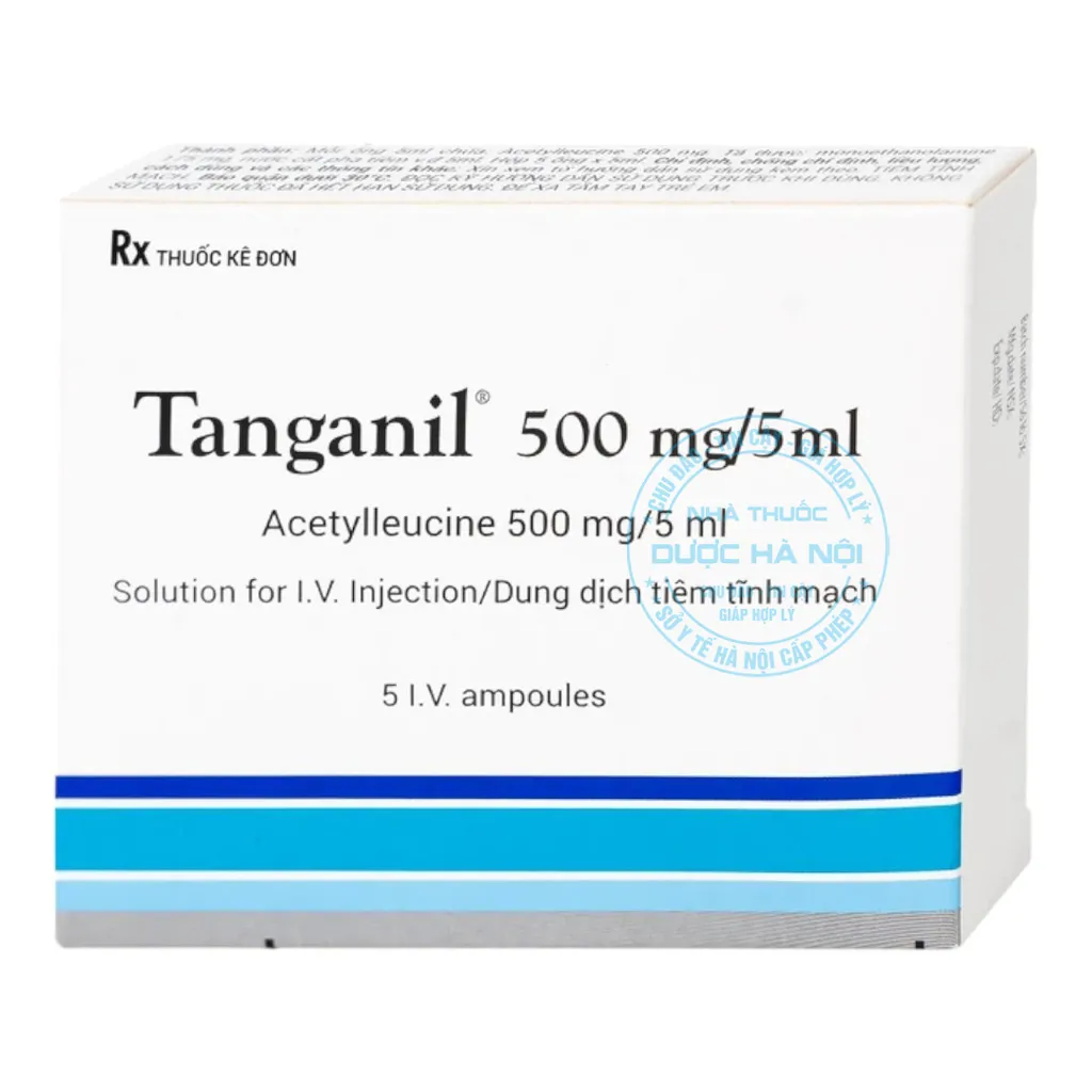 Thuốc tiêm Tanganil 500mg/5ml