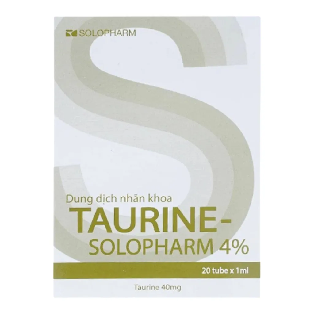 Dung dịch nhãn khoa Taurine-solopharm 4%