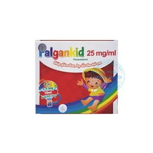 Dung dịch uống Falgankid 250mg giảm đau và hạ sốt cho trẻ em từ 2 tuổi trở lên