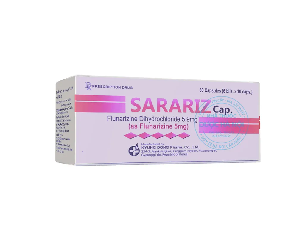 Thuốc Sarariz Cap. 5mg