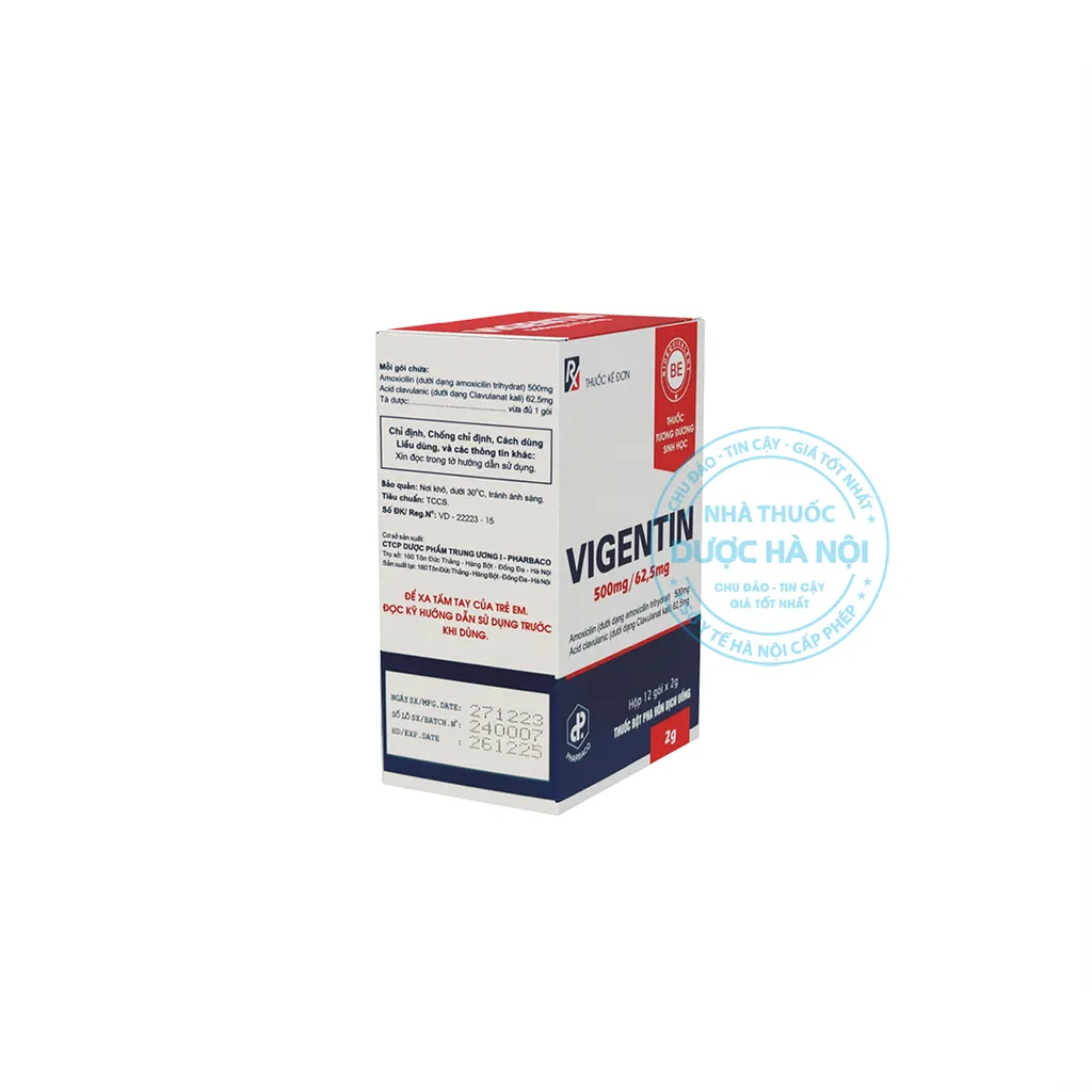 Thuốc Vigentin 500mg