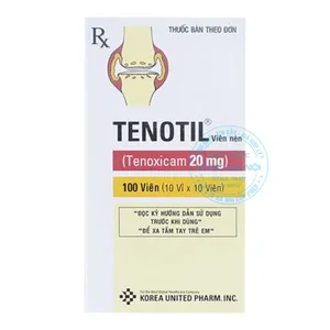 Thuốc Tenotil 20mg điều trị các triệu chứng viêm khớp, thoái hóa khớp và các rối loạn cơ xương
