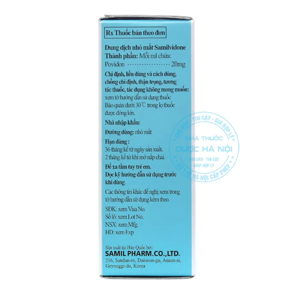 Thuốc nhỏ mắt Salmil-Vdone