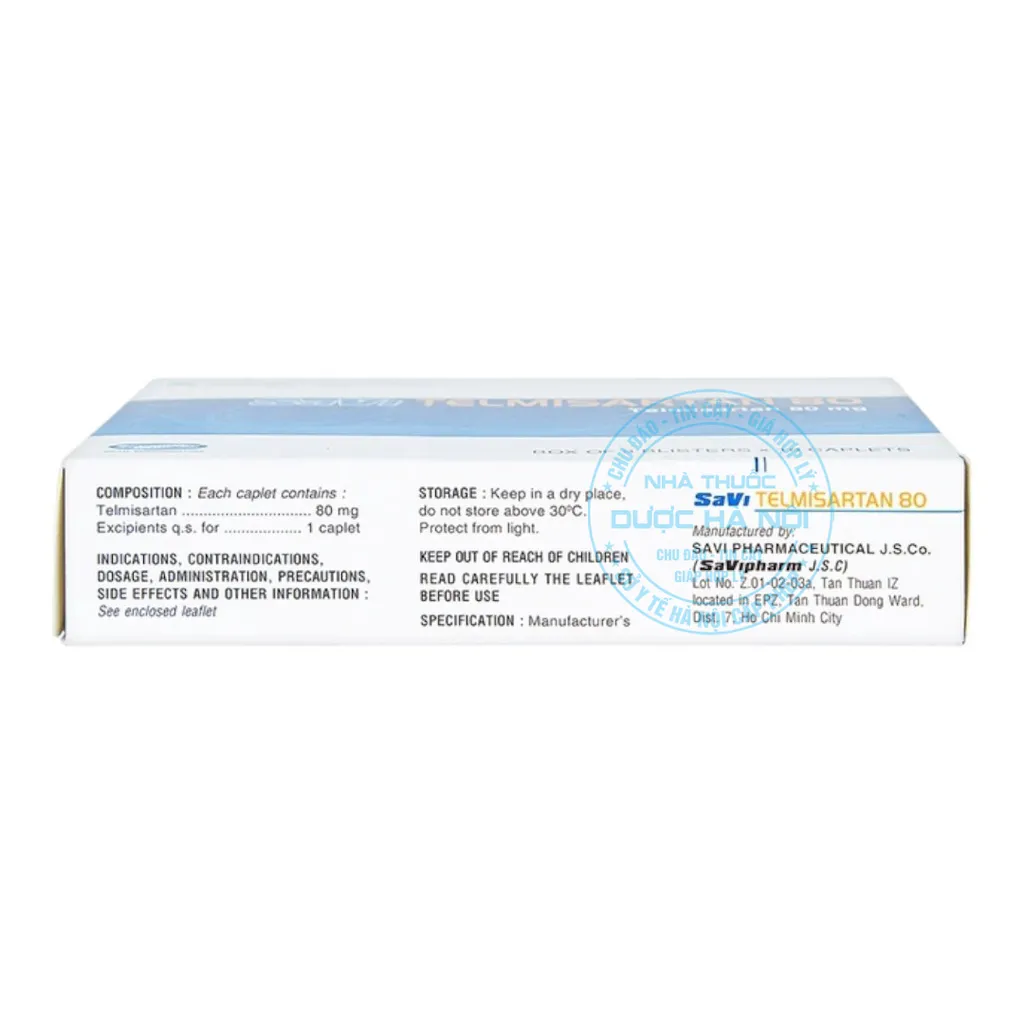 Thuốc Savi Telmisartan 80