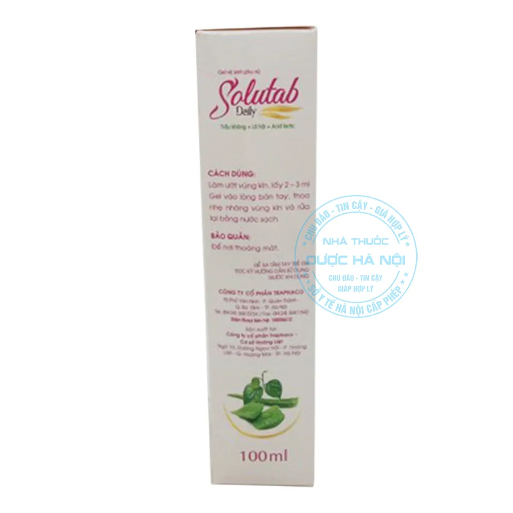 Dung dịch vệ sinh phụ nữ Solutab Daily