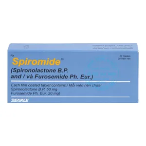 Thuốc Spiromide 50mg/20mg điều trị tình trạng cao huyết áp và phù nề
