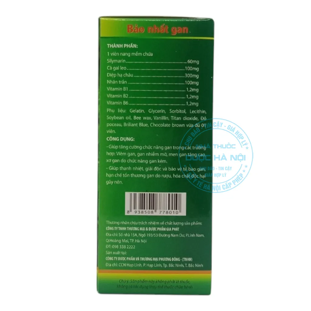 Viên uống Bảo Nhất Gan